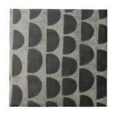 石 – 半円 タイル (正面)