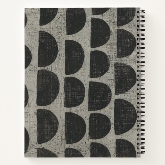 石 – 半円 ノートブック (裏面)