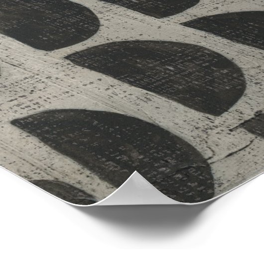 石 – 半円 ポスター (角)