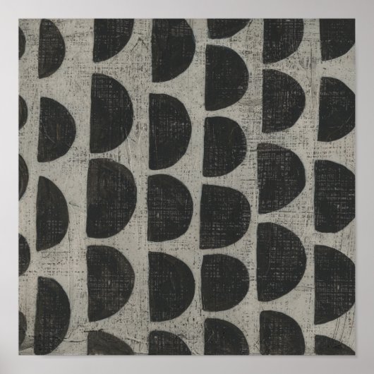 石 – 半円 ポスター (正面)