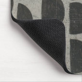 石 – 半円 マウスパッド (コーナー)