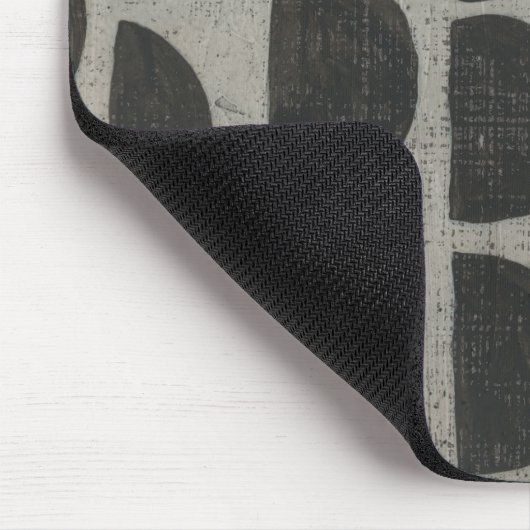 石 – 半円 マウスパッド (コーナー)