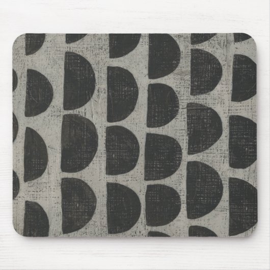 石 – 半円 マウスパッド (正面)