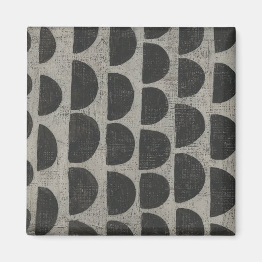 石 – 半円 マグネット (正面)