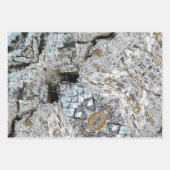 石、壁、小石、建物材料 ラッピングペーパーシート (正面3)