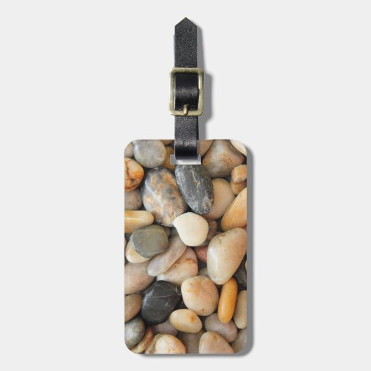 石、小石および石 ラゲッジタグ (正面縦)