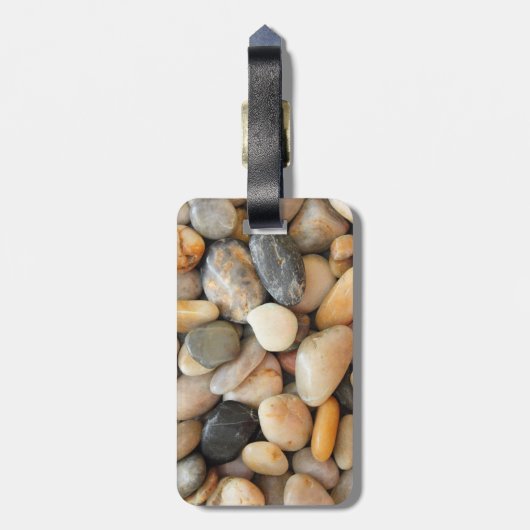 石、小石および石 ラゲッジタグ (裏面縦)