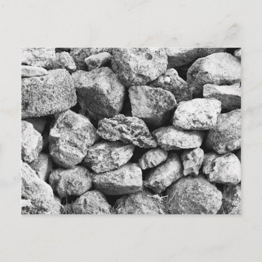 石/岩 ポストカード (正面)