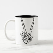 石、平和 ツートーンマグカップ (左)