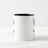 石 + 星のイメージ ツートーンマグカップ (中央)