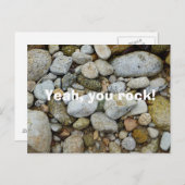 石、石、小石のはがき ポストカード (正面/裏面)