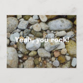 石、石、小石のはがき ポストカード (正面)