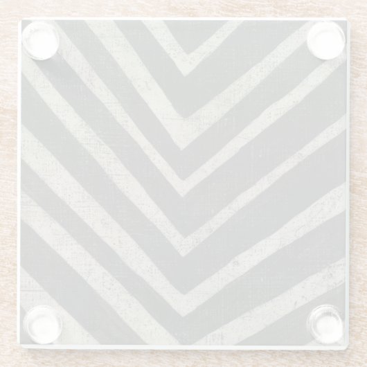 石 – 線分 ガラスコースター (裏面)