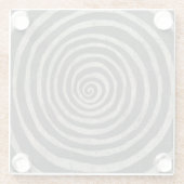 石 – 緩和曲線 ガラスコースター (裏面)