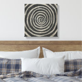 石 – 緩和曲線 キャンバスプリント (インサイチュ (寝室))