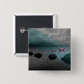 石 缶バッジ (正面&裏面)