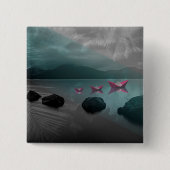 石 缶バッジ (正面)