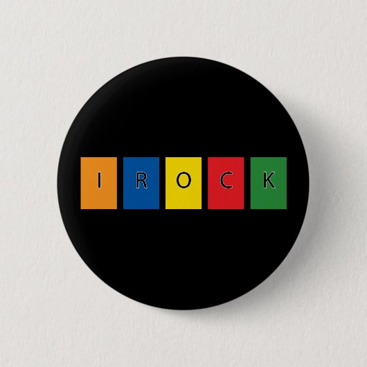 石 缶バッジ (正面)