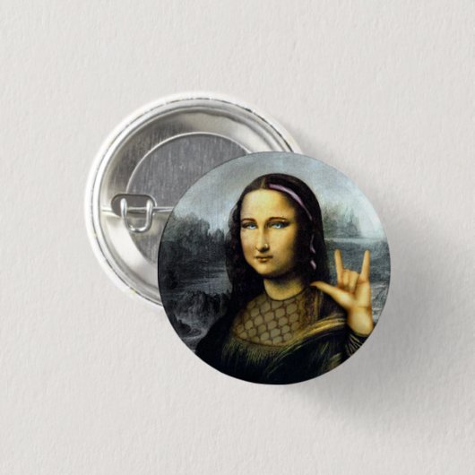 石 缶バッジ (正面&裏面)