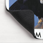 石、自由の白頭鷲は自由ではないです マウスパッド (コーナー)