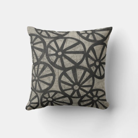 石 – 車輪 クッション (裏面)