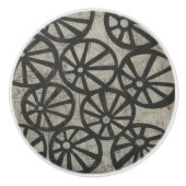 石 – 車輪 セラミックノブ (正面)