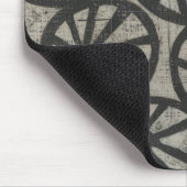 石 – 車輪 マウスパッド (コーナー)