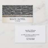 石/金ゴールドトリム 名刺 (正面/裏面)