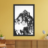 石、雪、木 キャンバスプリント (インサイチュ (リビング))