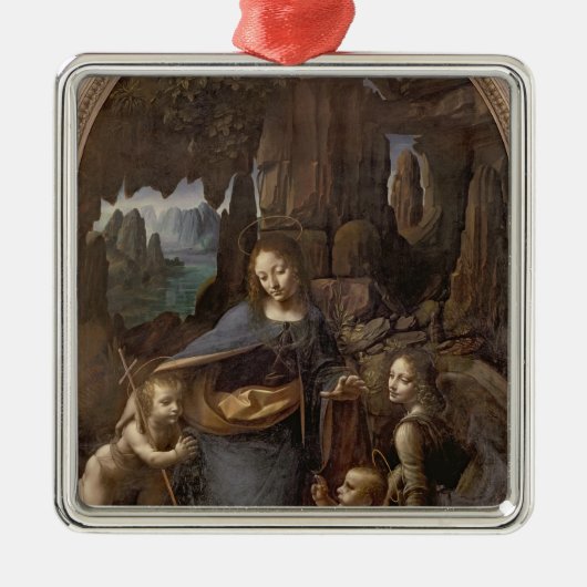 石、c.1508のヴァージン メタルオーナメント (正面)