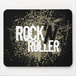 石「n」のローラーのmousepad マウスパッド