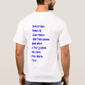 石 Tシャツ (裏面)