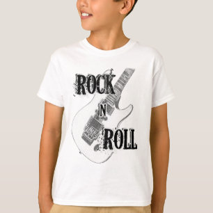 石nロールギター tシャツ