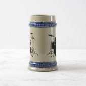 石Nロールドラム ビールジョッキ (中央)