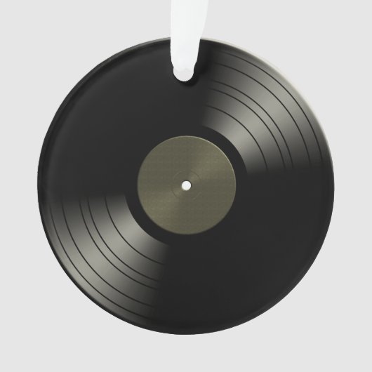 石nロールレコードのアルバム オーナメント (正面)