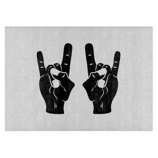 石nロール悪魔の角 カッティングボード (正面)