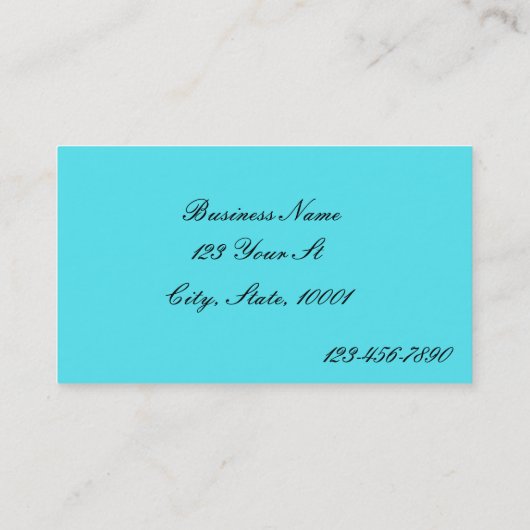 砂および海の人魚の名刺3 名刺 (裏面)