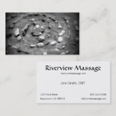 砂および石の名刺-標準 名刺 (正面/裏面)