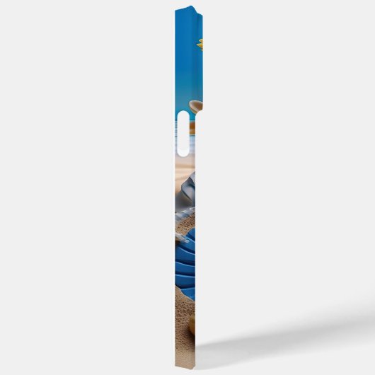 砂かわいらしのビーチの海 Case-Mate iPhoneケース (裏面 / 右)