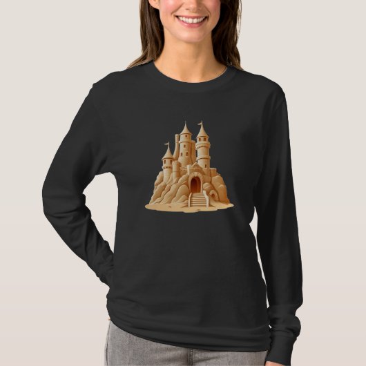 砂かわいらしクール城の衣装 Tシャツ (正面)