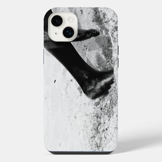 砂がなくなってきている iPhoneケース (裏面)