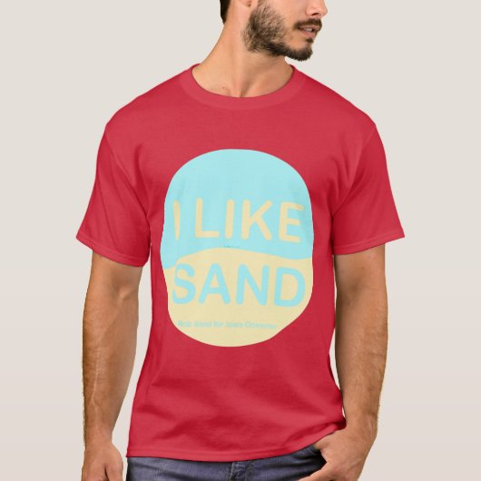 砂が好き Tシャツ (正面)