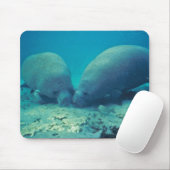 砂で定着しているマナティー マウスパッド (マウス)