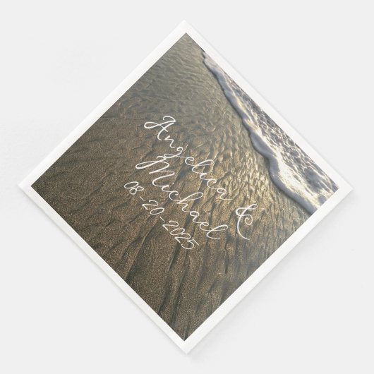 砂とサーフビーチ目的地の結婚式 (コーナー)