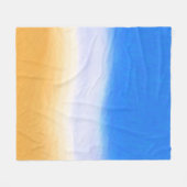 砂とサーフ フリースブランケット (正面(横))