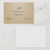砂とモエレガントノグラム 名刺 (正面/裏面)