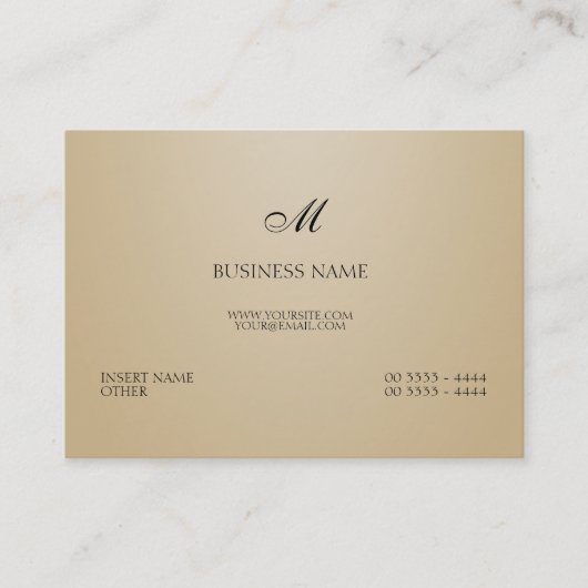 砂とモエレガントノグラム 名刺 (正面)