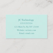 砂と水の名刺 名刺 (裏面)