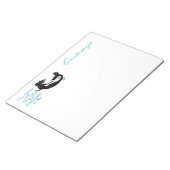 砂と海のビーチマーメイドサンダー_コーブ ノートパッド (アングル)