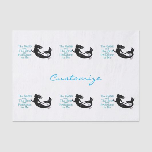 砂と海のビーチマーメイドサンダー_コーブ 薄葉紙 (正面)